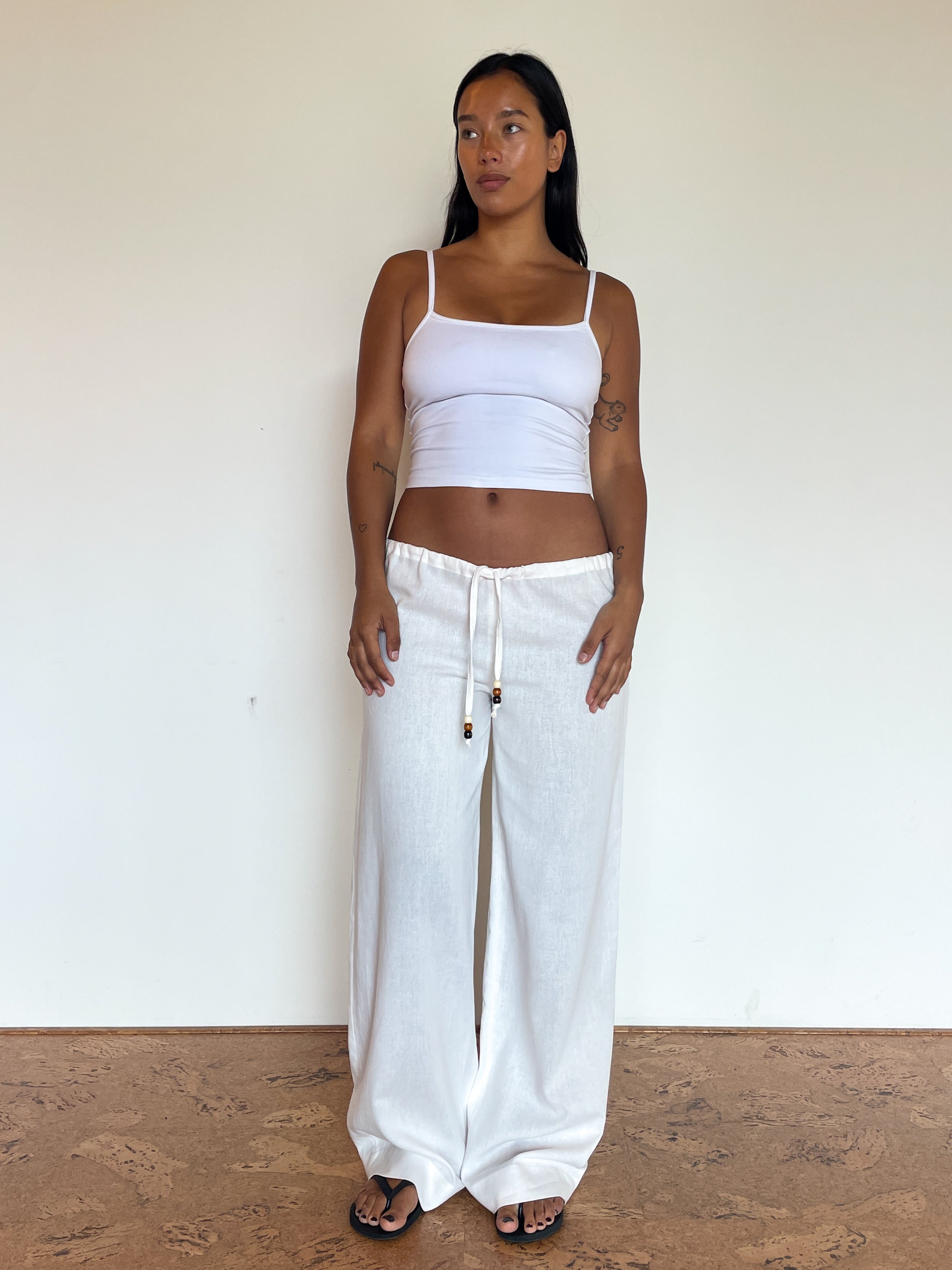 ultimate trousers | white