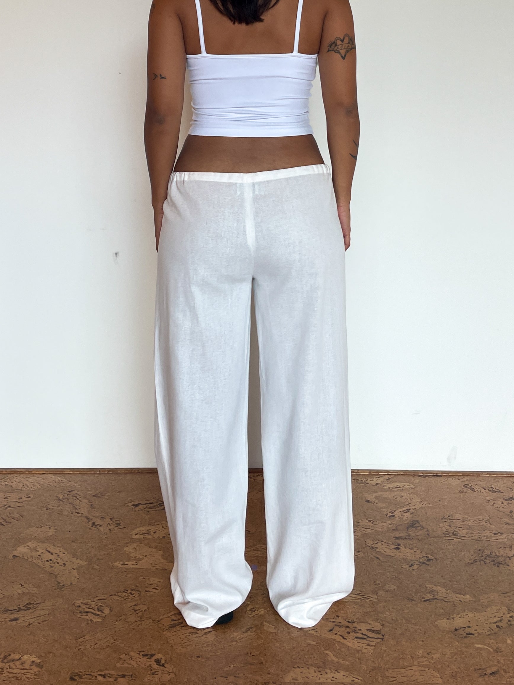 ultimate trousers | white