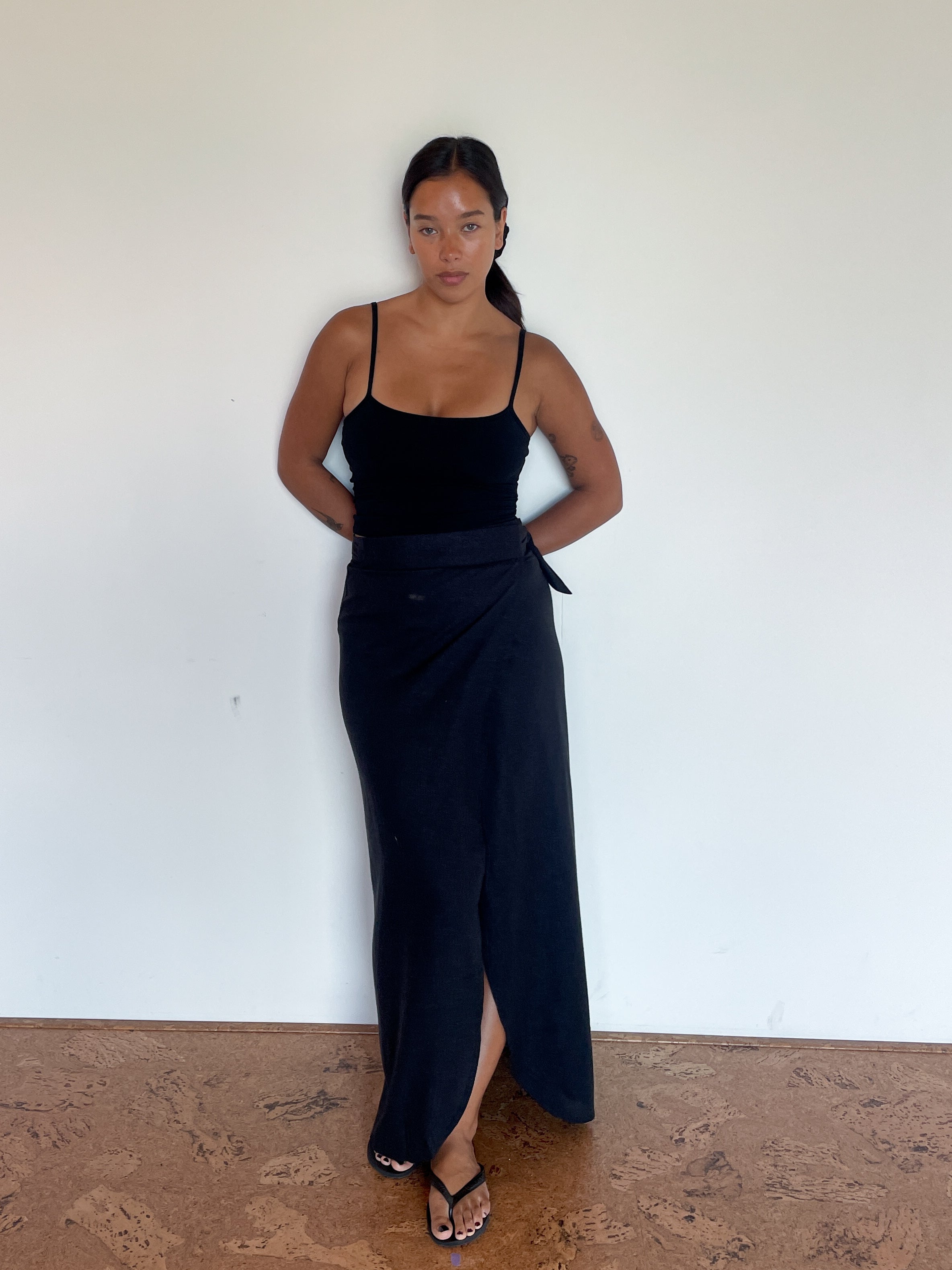 ultimate maxi skirt | black