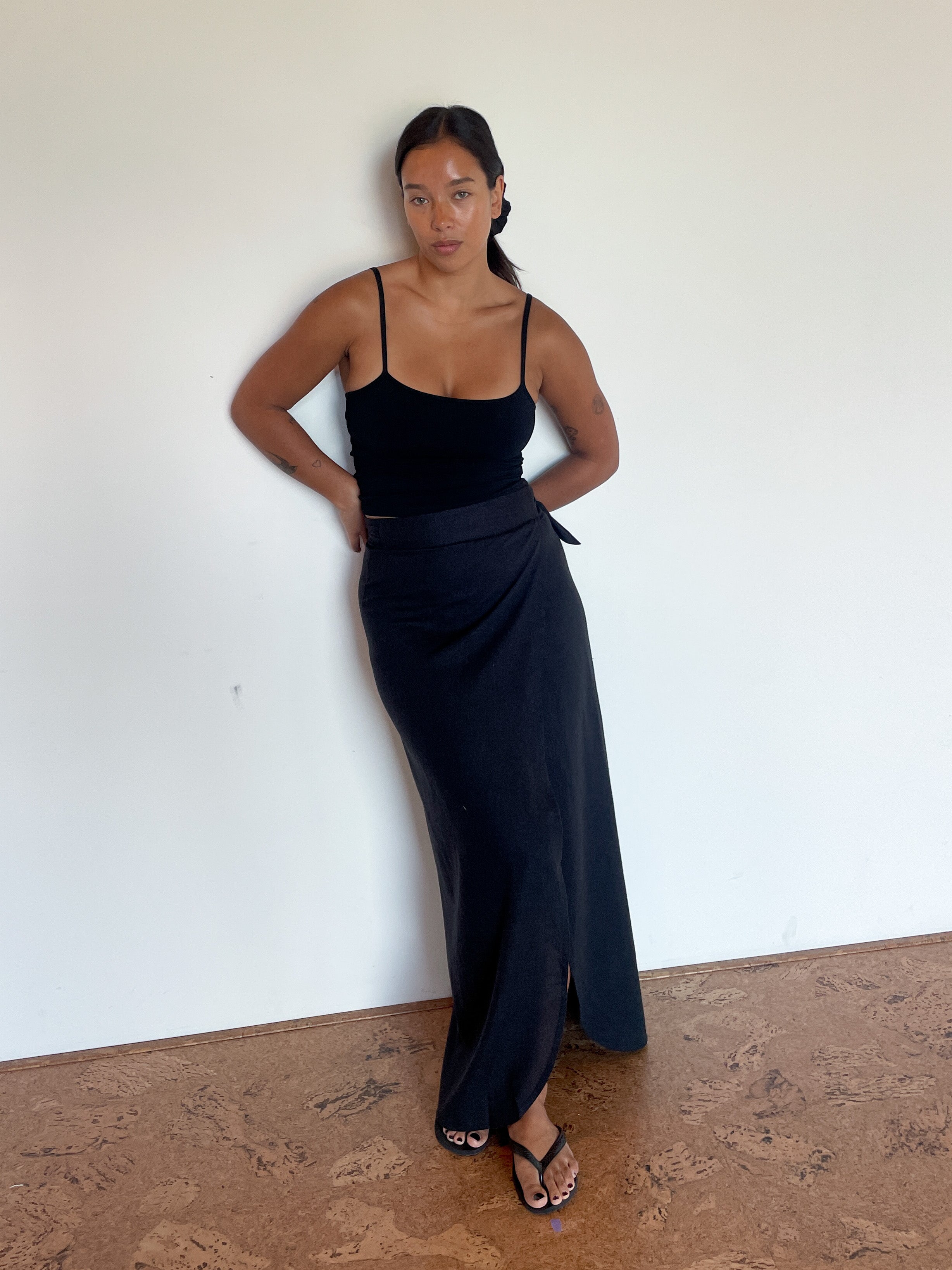 ultimate maxi skirt | black