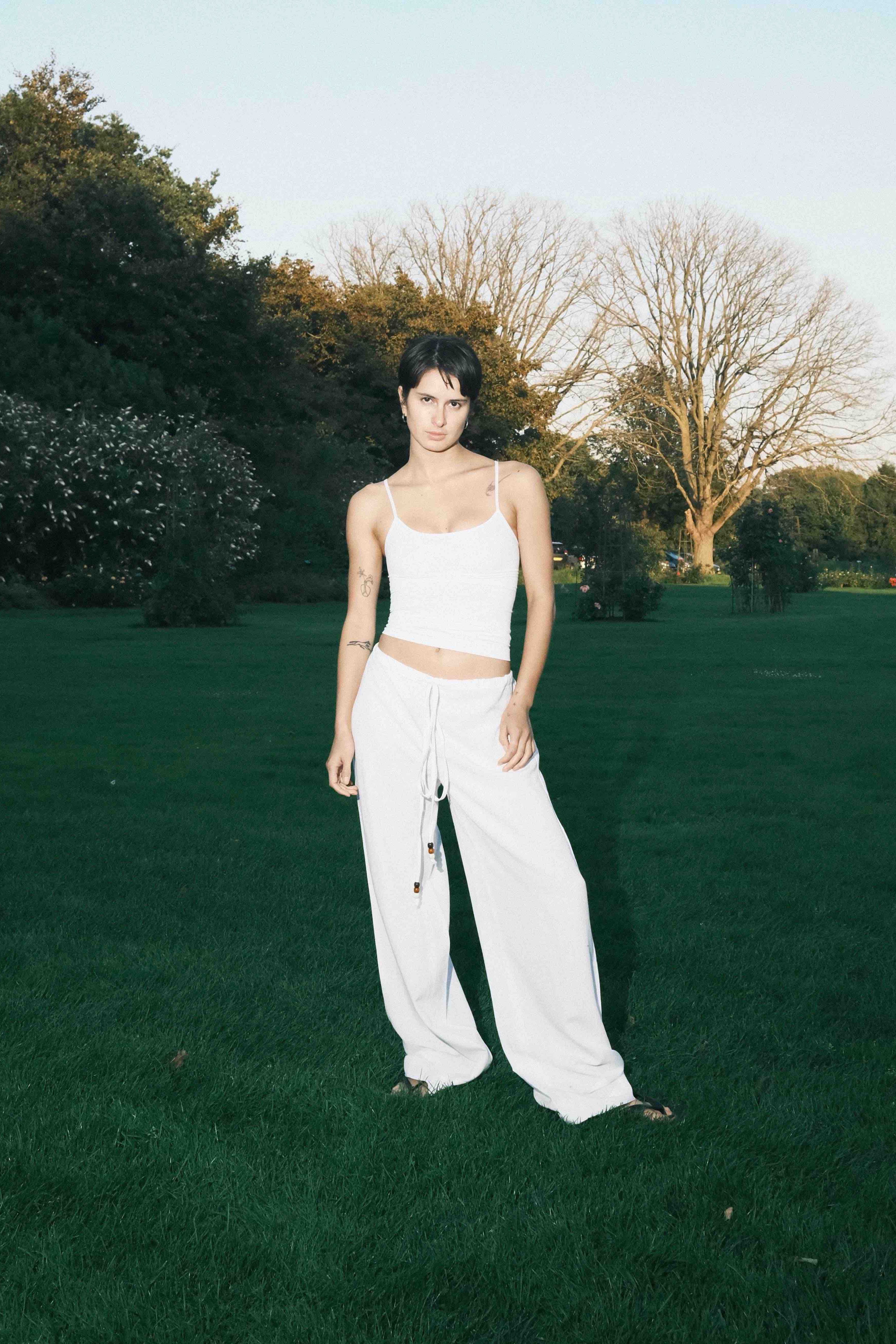 ultimate trousers | white