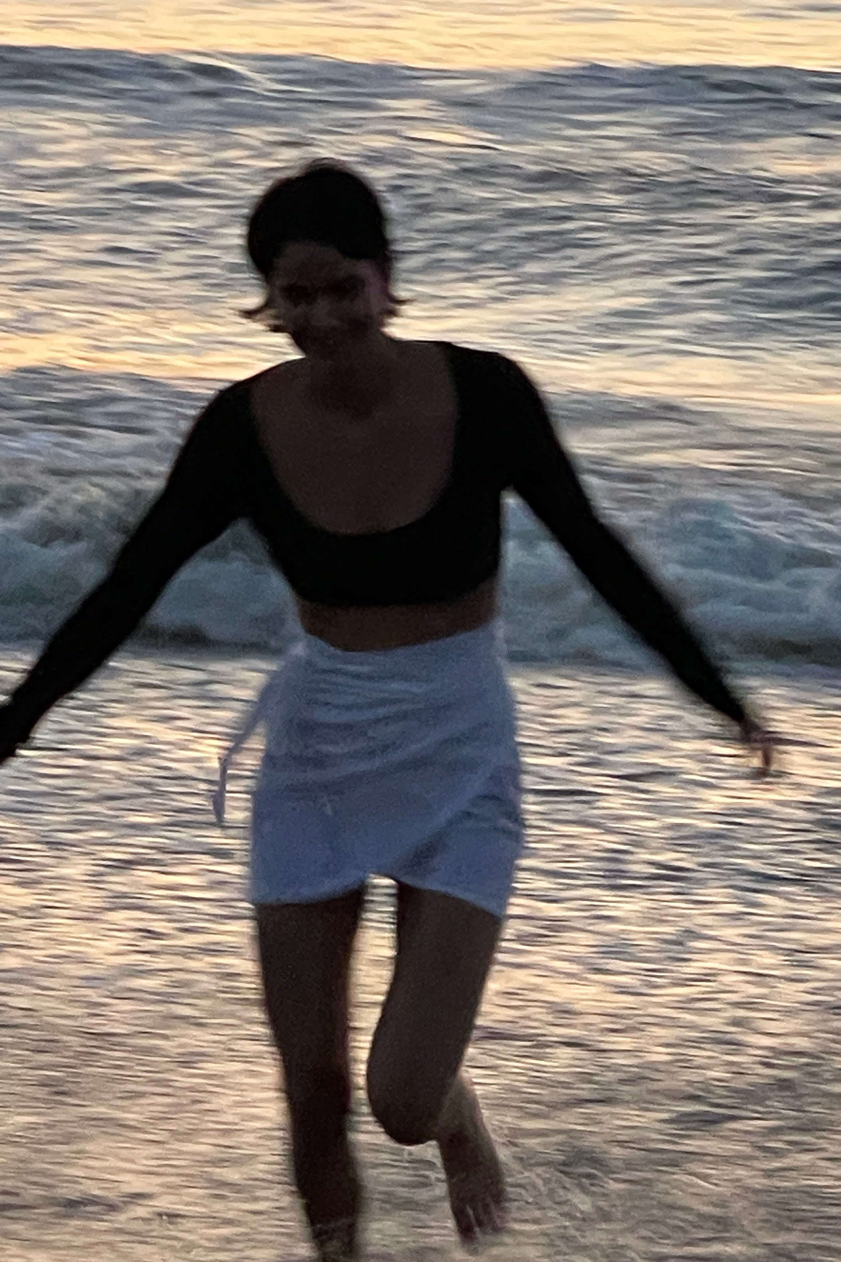ultimate wrap skirt | white