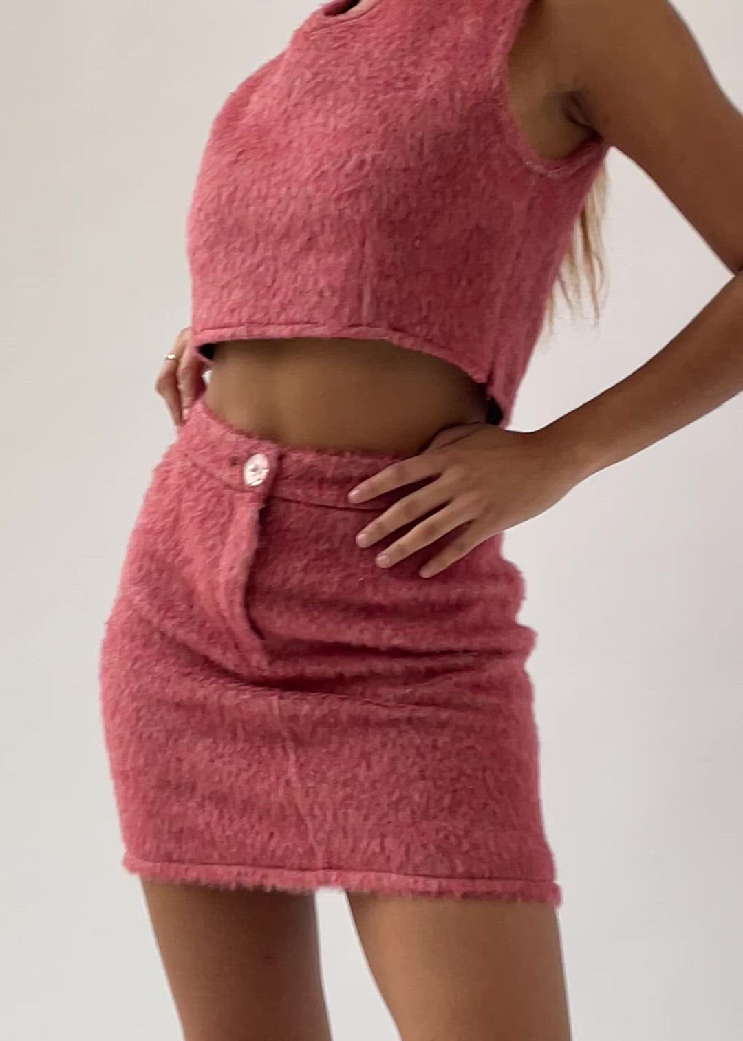 wool spencer - sorbet