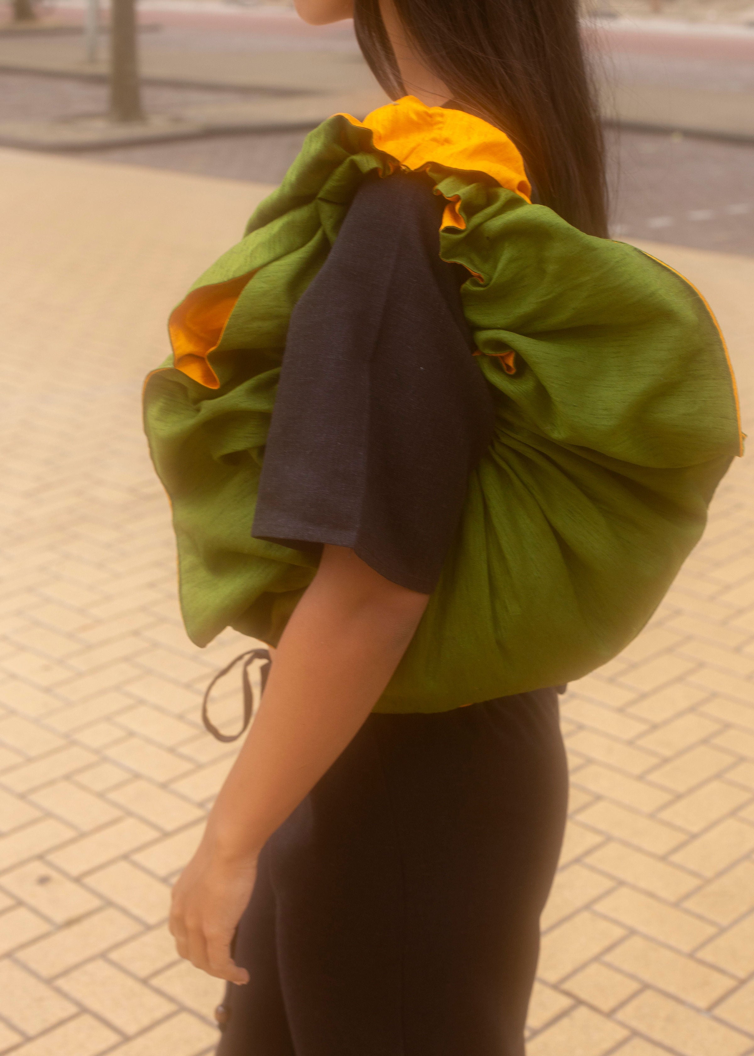scrunchie bag | large