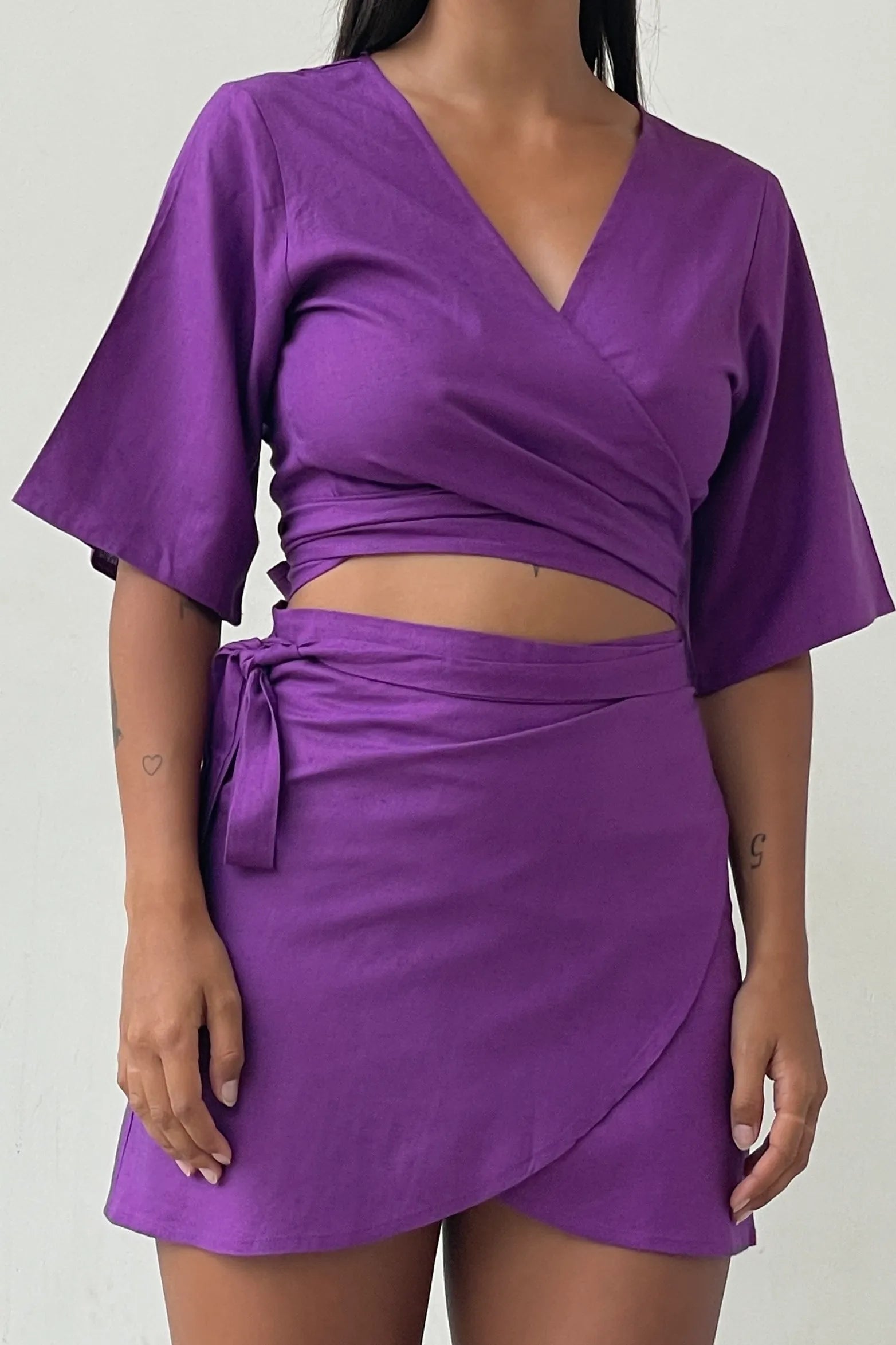 ultimate wrap skirt | ultra violet | last pieces