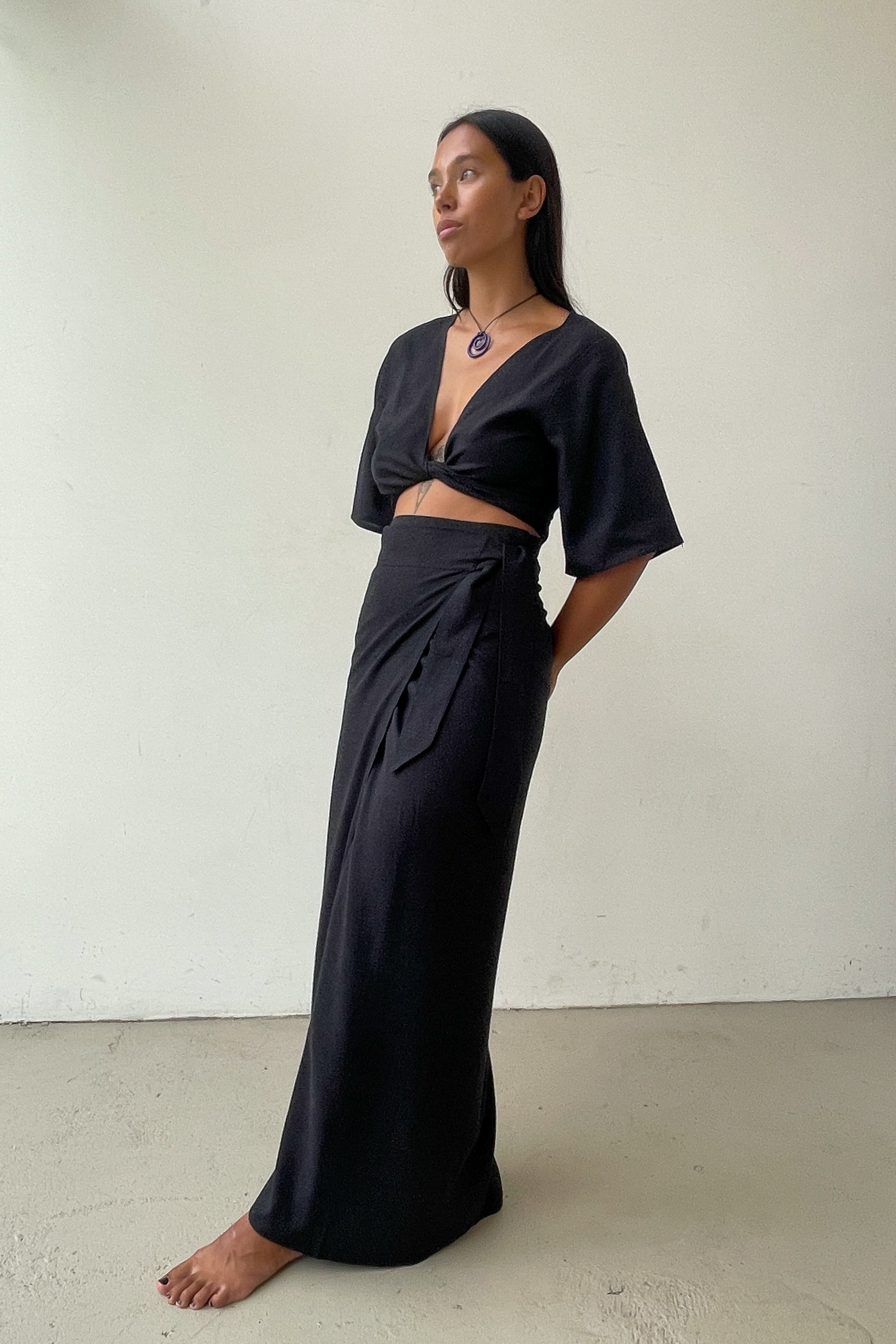 ultimate maxi skirt | black