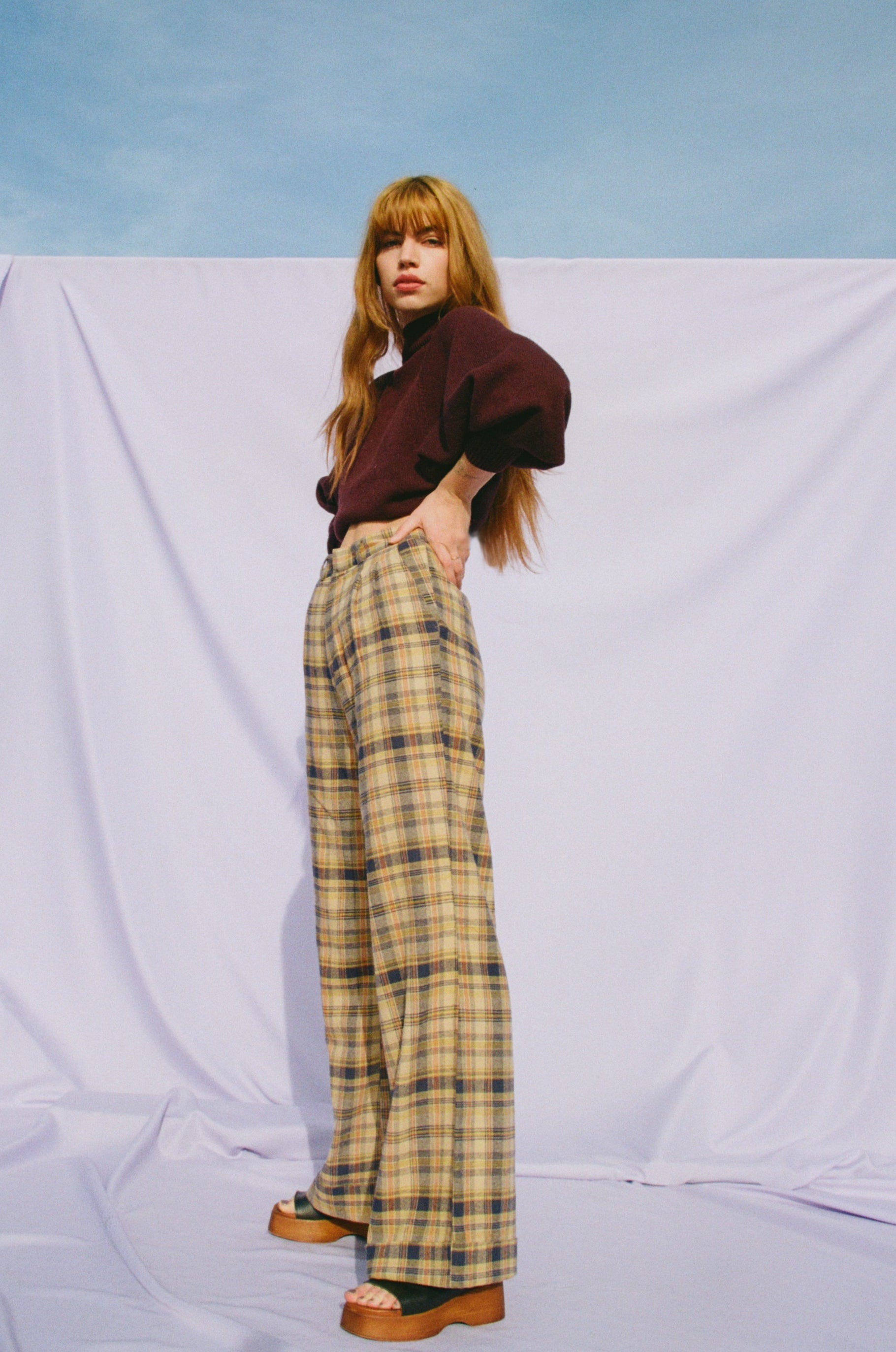 check trousers - XS - last pieces