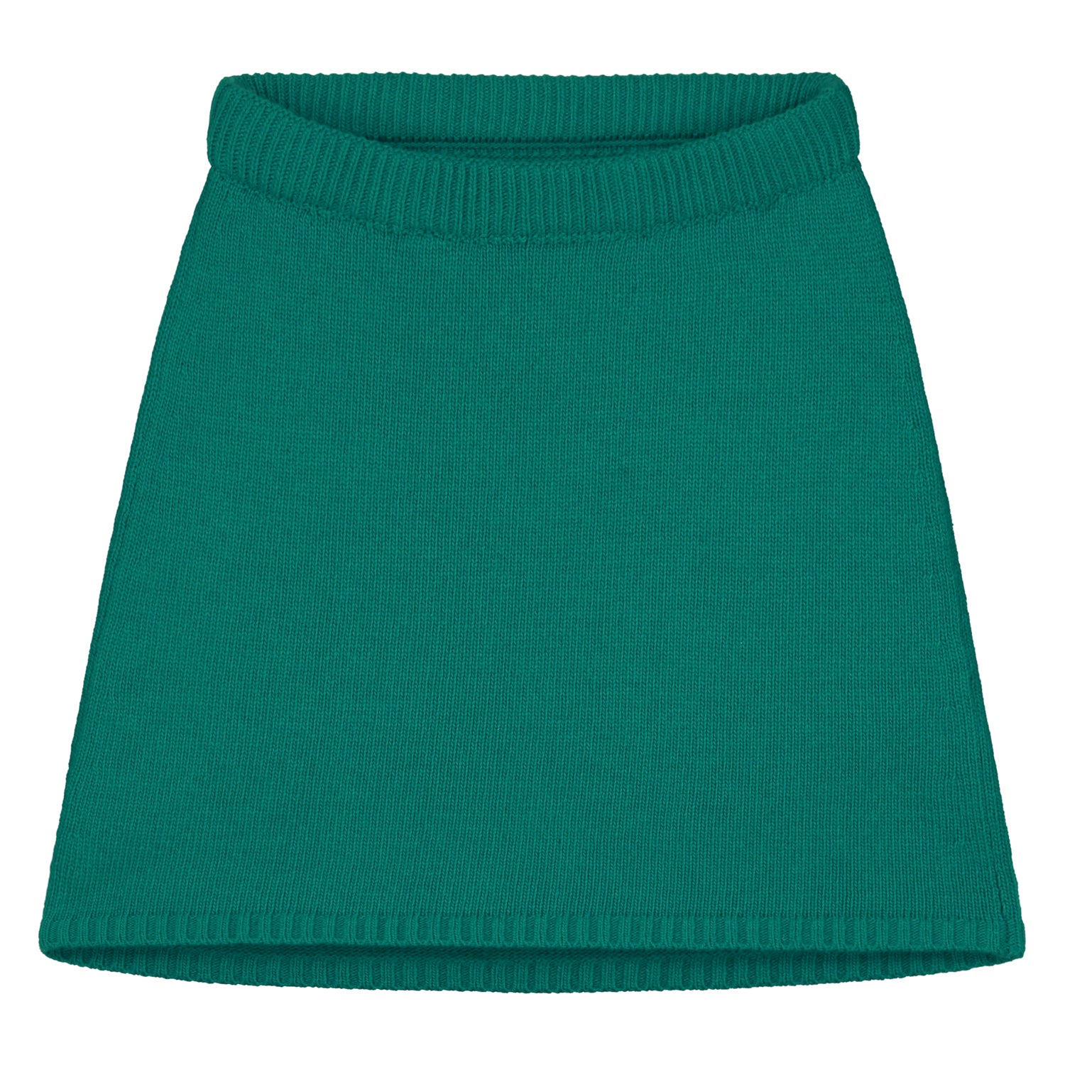 knit mini skirt - veronese
