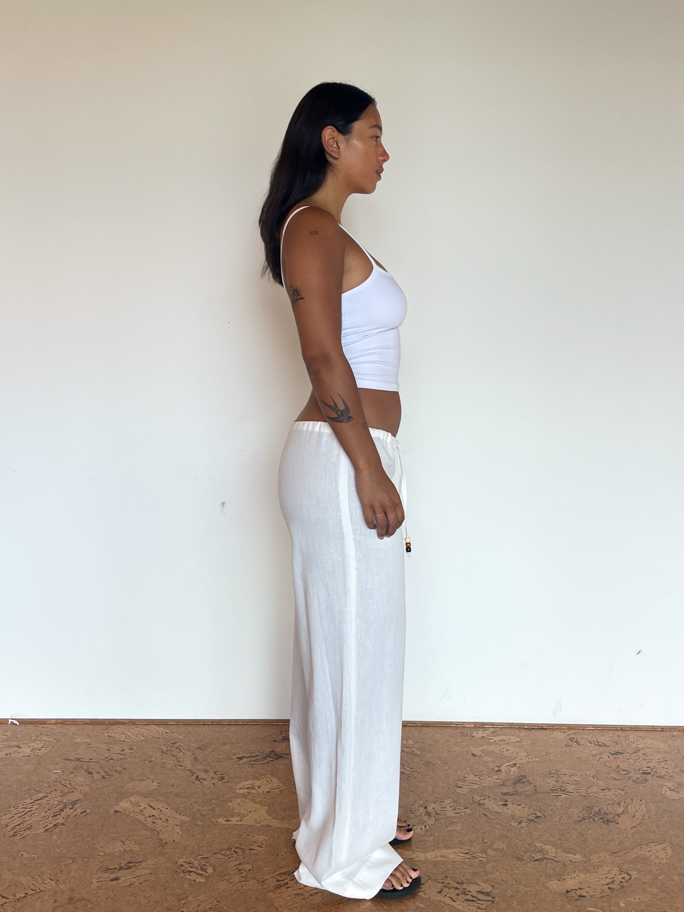 ultimate trousers | white