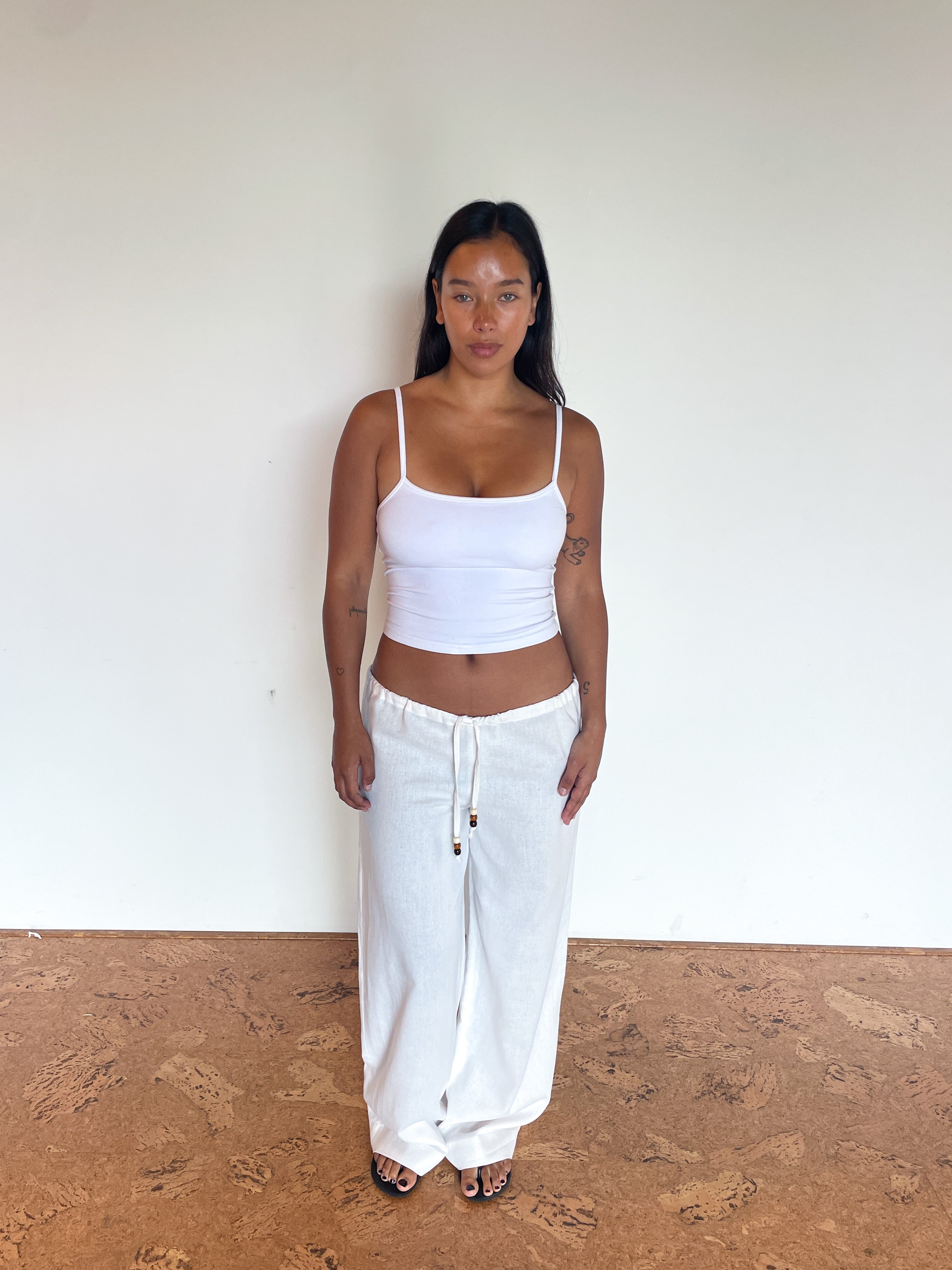 ultimate trousers | white