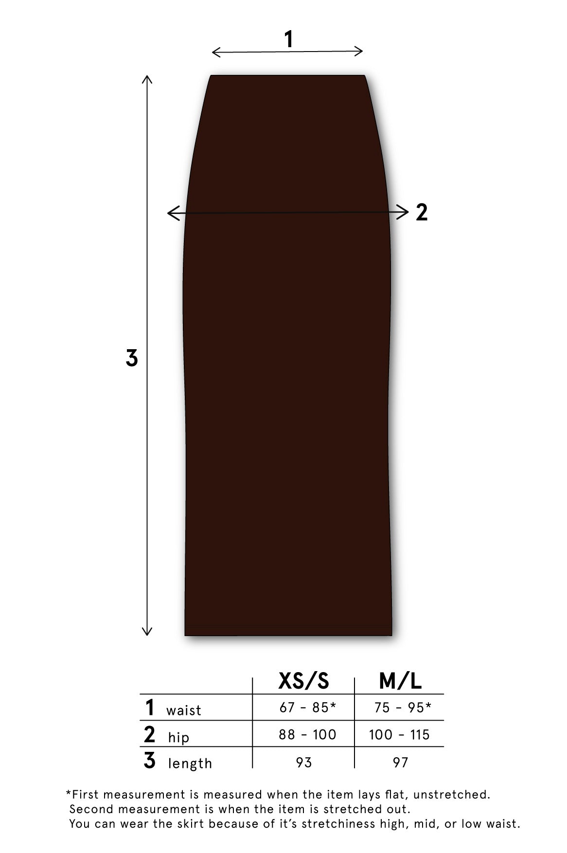 2-way maxi stretch skirt | matcha